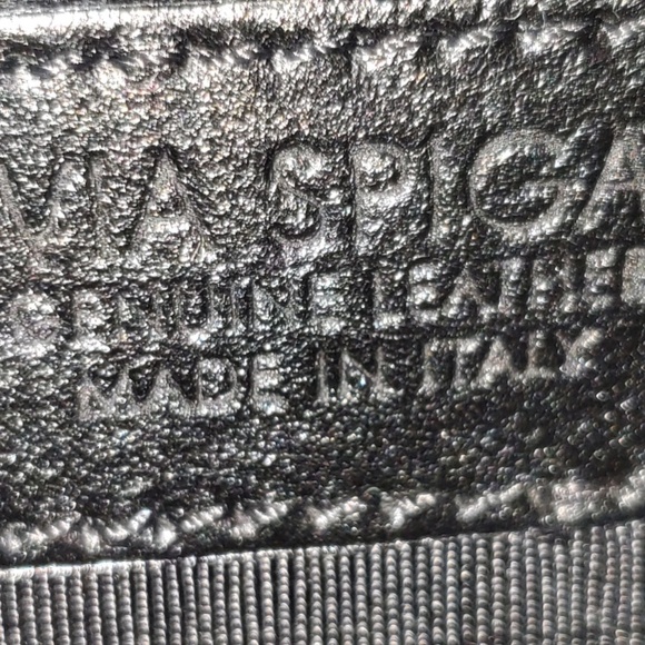 Vintage Via Spiga Fashion All Fine Leather Hand Bag. - Picture 12 of 16